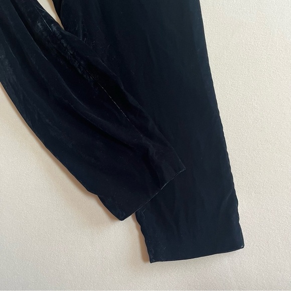 NEW JCrew Drapey Velvet Jamie Pant Black size 8 - Picture 7 of 14